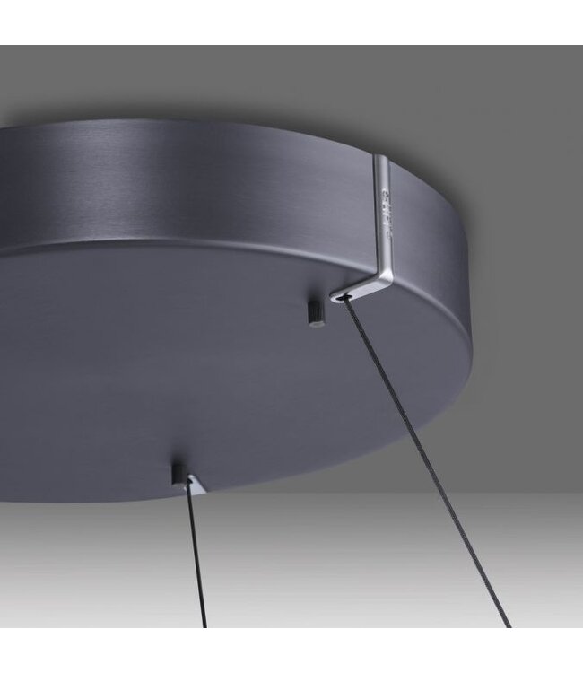 Hanglamp pure e-clipse mystic grey   50cm traploos in hoogte verstelbaar