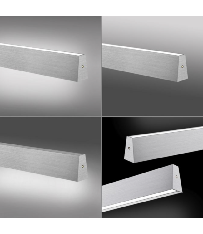 Hanglamp strak Pure E-Motion diamond (aluminium) in hoogte verstelbaar