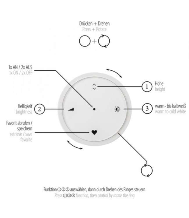 Hanglamp strak Pure E-Motion diamond (aluminium) in hoogte verstelbaar