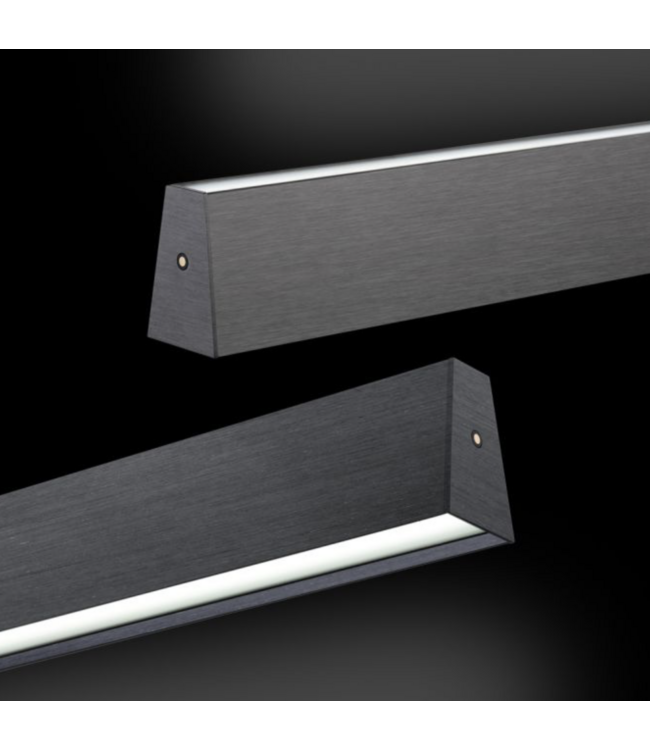 Hanglamp strak Pure E-motion Platinum (grey)  in hoogte verstelbaar