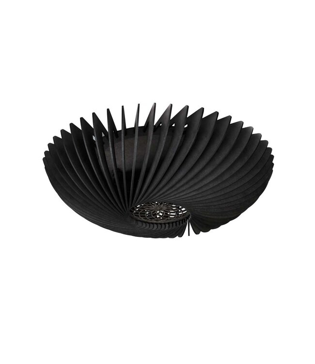 Plafondniere Orb 36cm Zwart