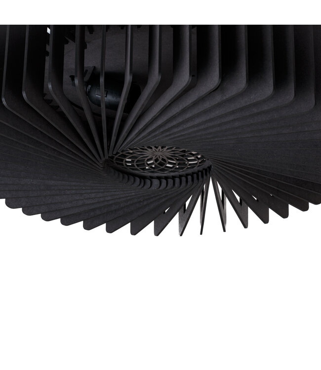 Plafonniere Edge 36cm Zwart