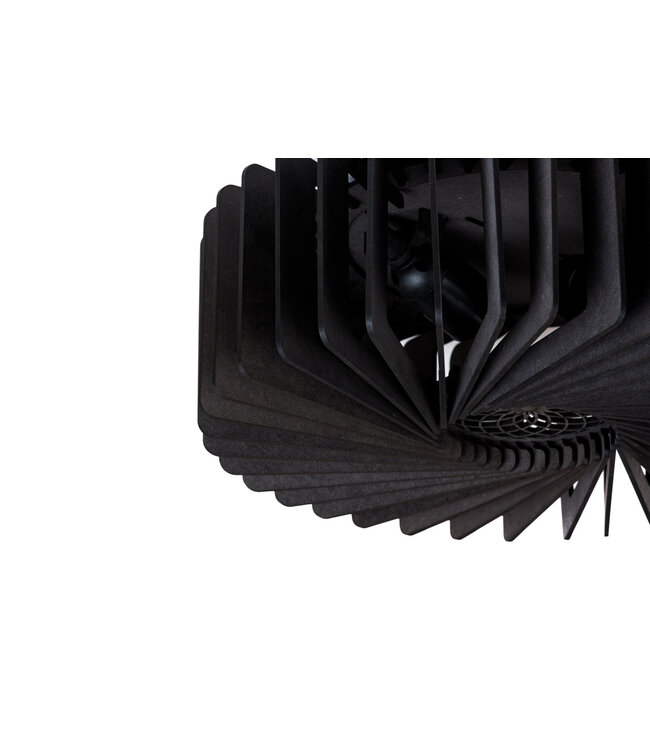 Plafonniere Edge 36cm Zwart