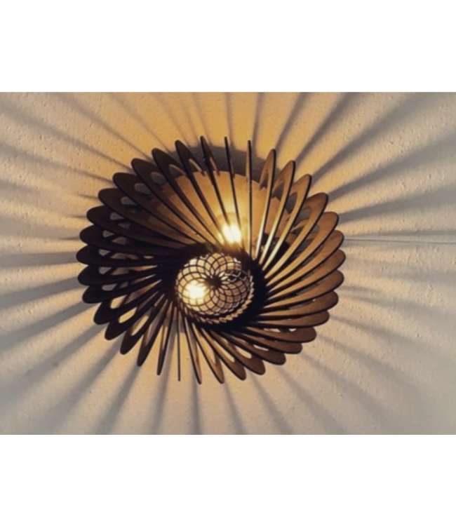 Plafonniere Edge 36cm Naturel