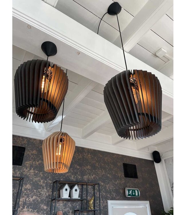 Hanglamp Corner 36 cm Zwart