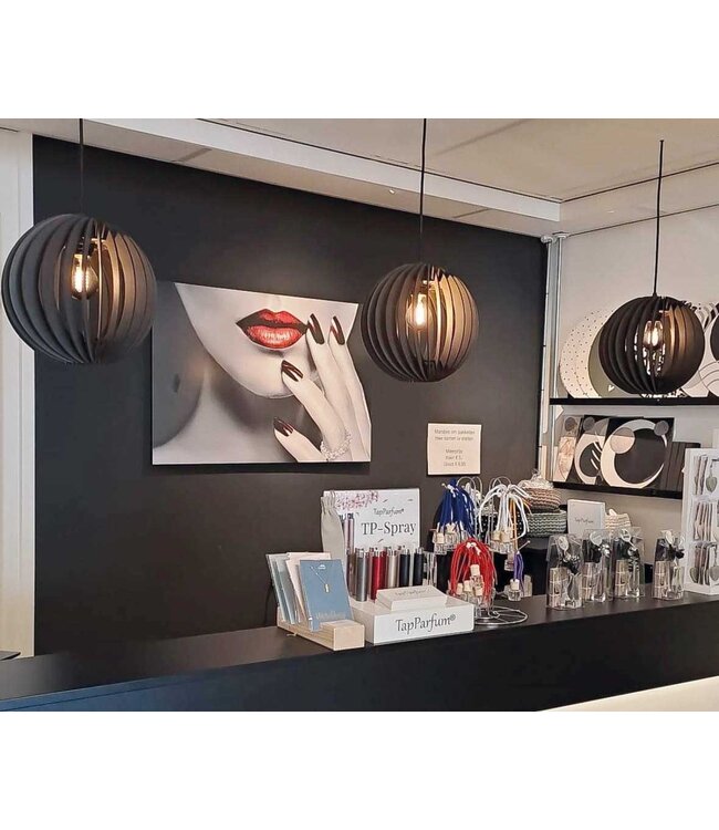 Hanglamp Orb 27 cm Zwart