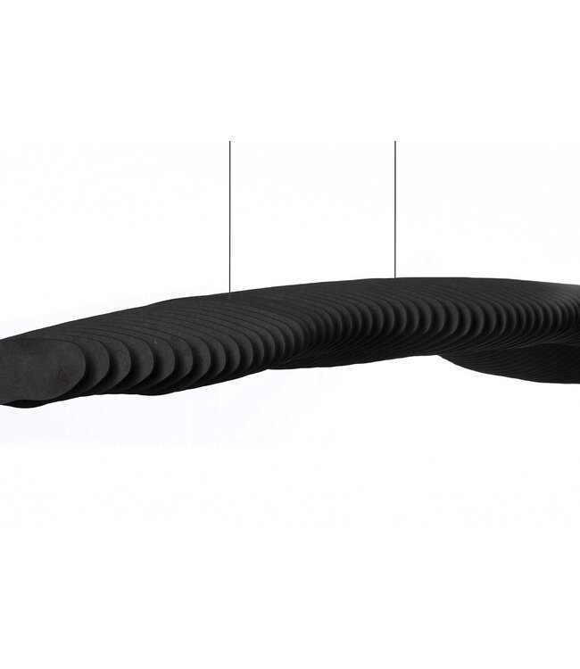 Hanglamp The Wave 120 cm Zwart