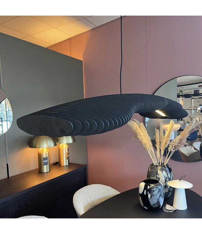 Hanglamp The Wave 120 cm Zwart