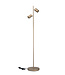 Artdelight Vloerlamp Megano 2 Champagne