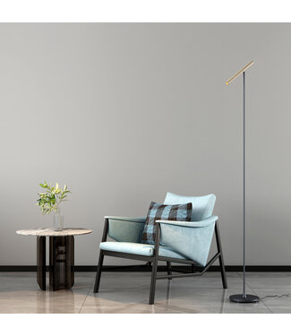 Artdelight Vloerlamp Kansas Champagne