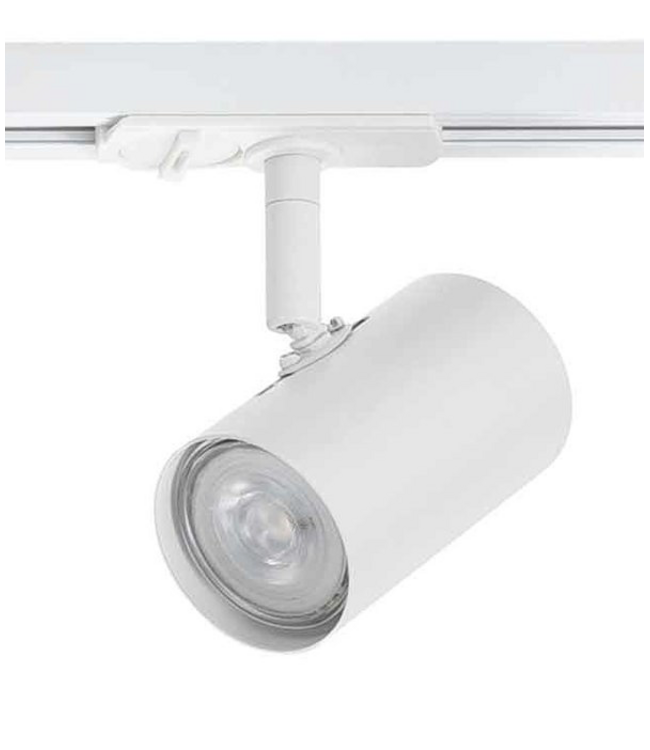 rail set 100cm compleet met 3 spots wit