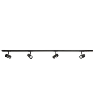 Highlight rail set  150cm 4 spots zwart