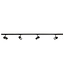 Highlight rail set  150cm 4 spots zwart