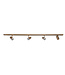 Highlight rail set  150cm 4 spots brass