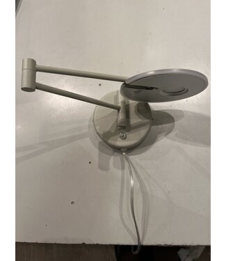 Wandlamp met zwenkarm beige  kleur