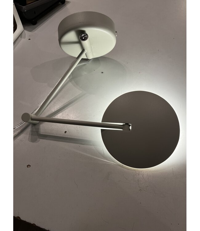 Wandlamp met zwenkarm beige  kleur