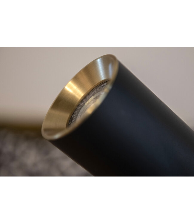 Vloerlamp Megano 2 Lichts Zwart