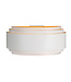 Highlight Design half ronde wandlamp -30cm- mat wit/goud