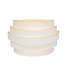 Highlight Design half ronde wandlamp -20cm- mat wit/goud