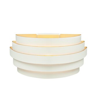 Highlight Design half ronde wandlamp -25 wit