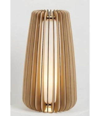 Blijdesign Tafellamp The Cage  naturel met opaal kunstof binnenkant 52cm