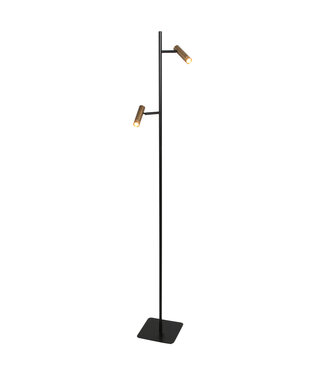 Steinhauer Leeslamp tweelichts zwart/brons