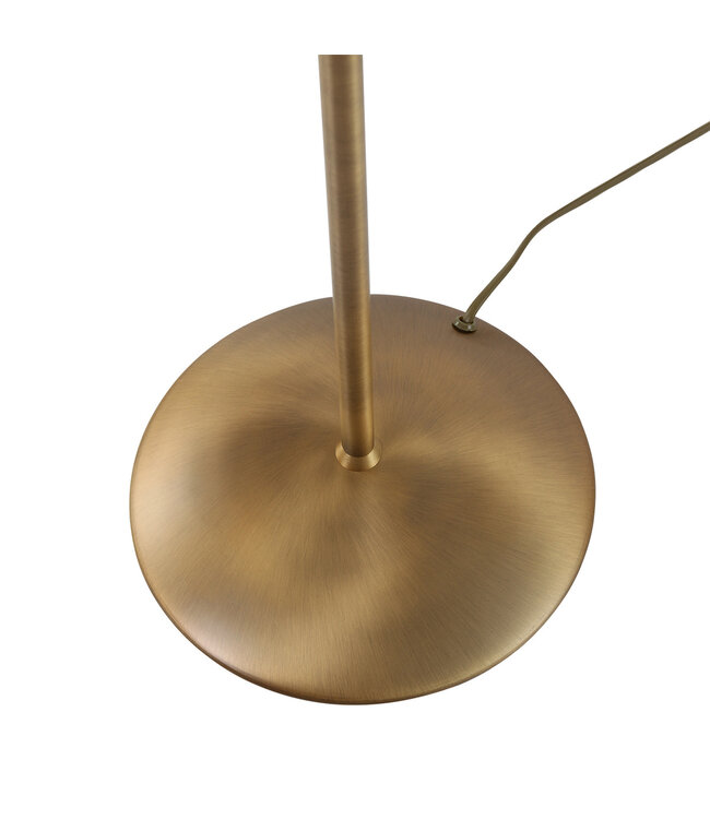 Leeslamp brons met dimmer