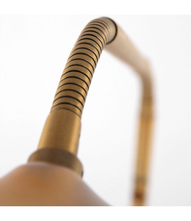 Leeslamp brons met dimmer