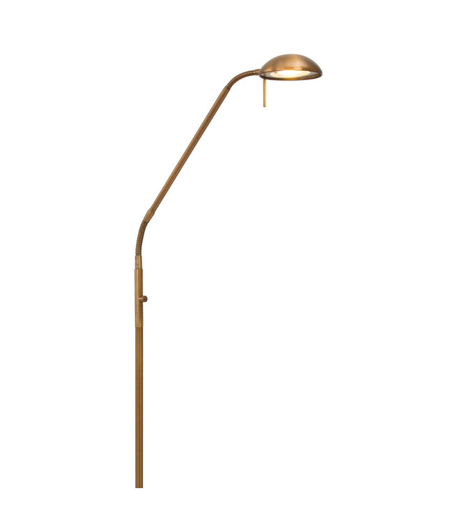 Leeslamp brons met dimmer