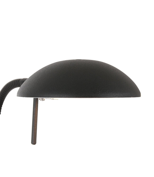 Leeslamp zwart met dimmer