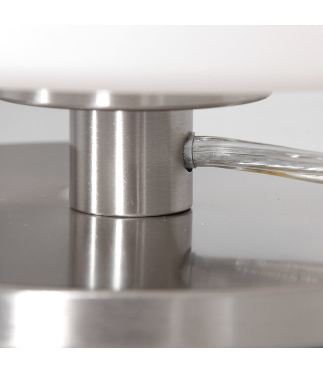 Tafellamp staal 26cm