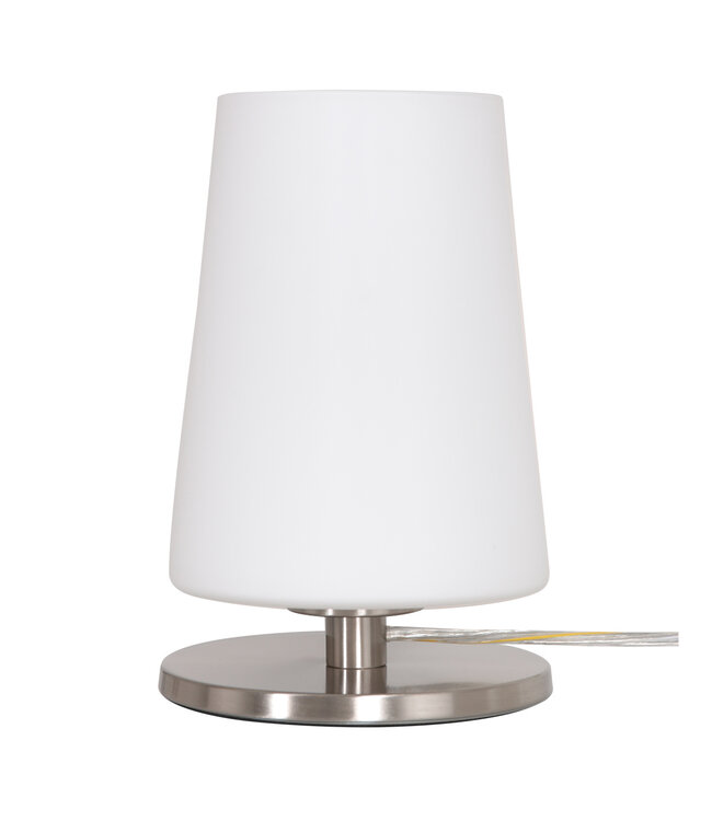 Tafellamp staal 26cm