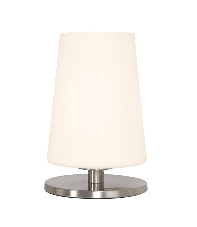 Tafellamp staal 26cm