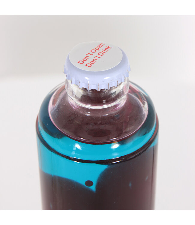 Tafellamp Volcan staal met rode lava