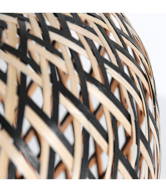 Tafellamp maze beige/zwart