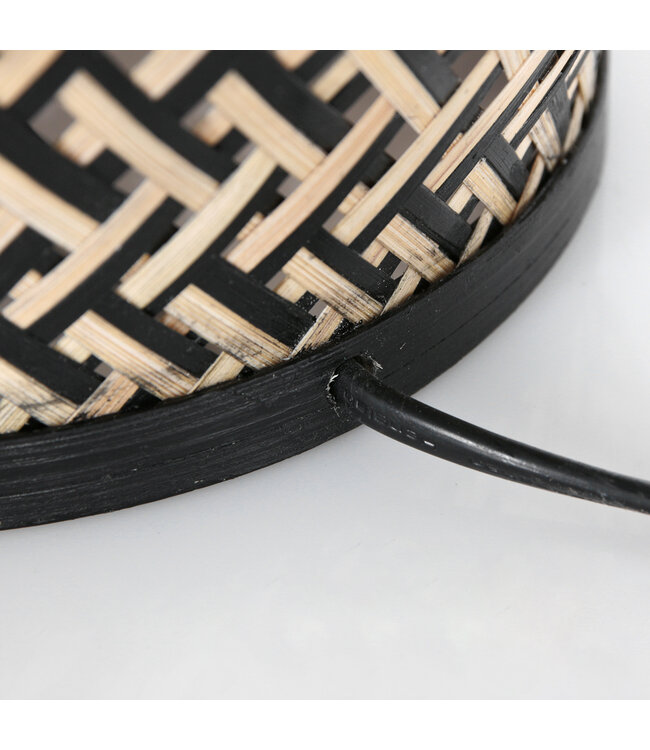 Tafellamp maze beige/zwart