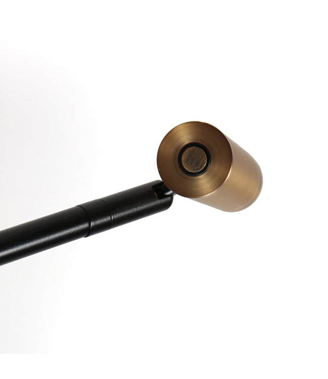 Tafellamp lumo zwart/brons