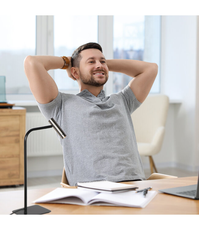 Tafellamp lumo staal