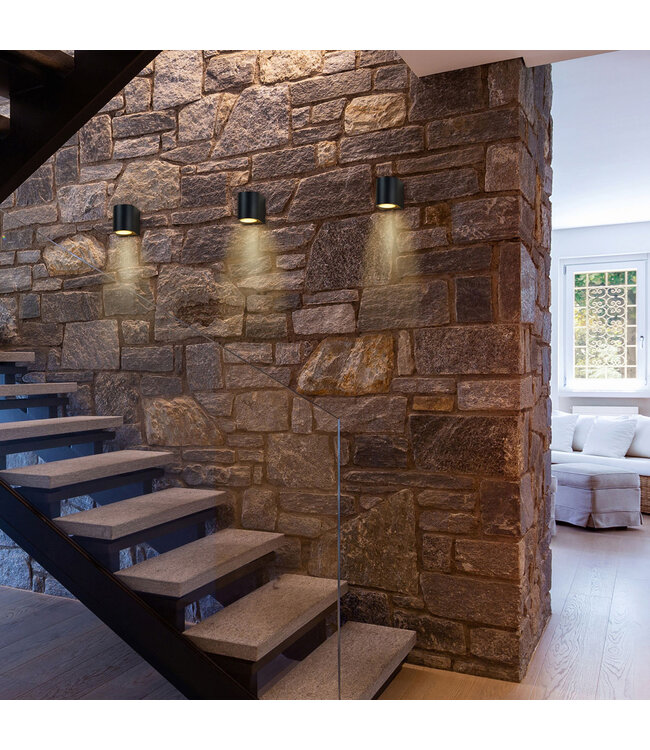 Buitenlamp Logan Zwart