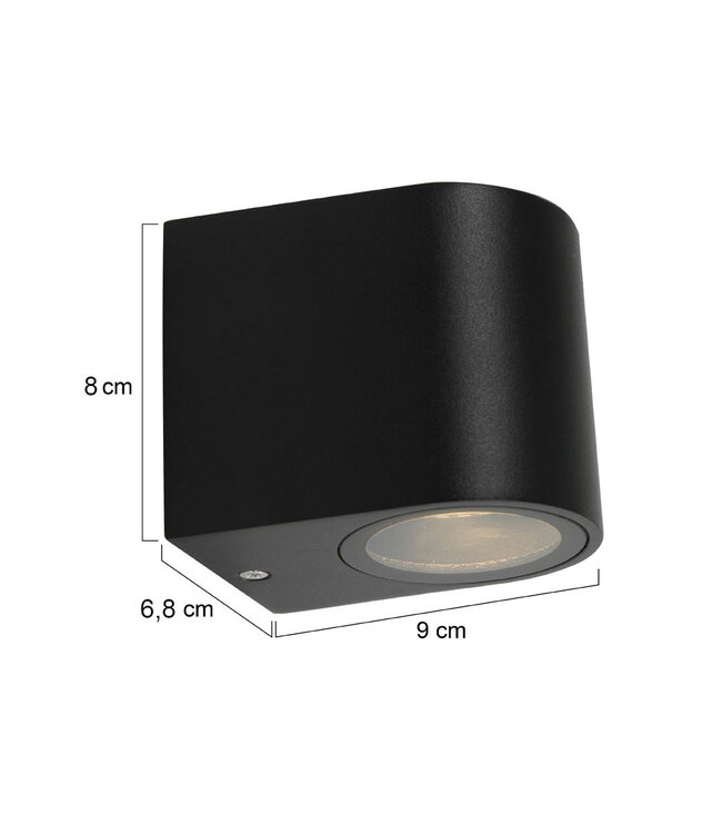 Buitenlamp Logan Zwart