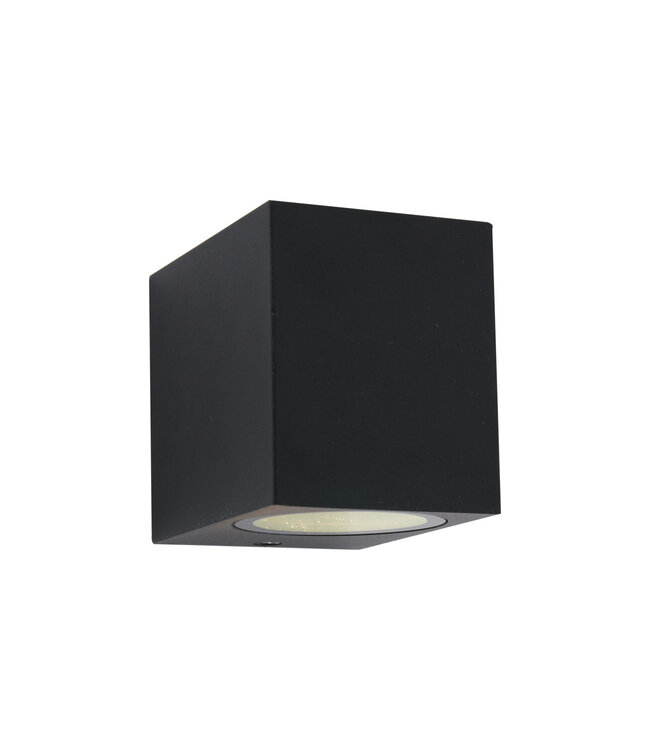 Buitenlamp Logan Zwart vierkant