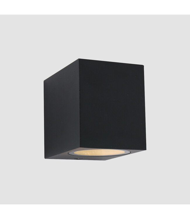 Buitenlamp Logan Zwart vierkant