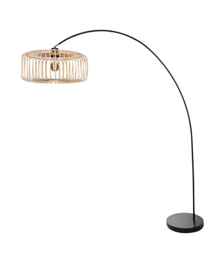 Steinhauer Vloerlamp solva zwart