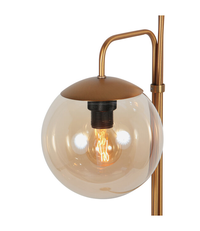 Vloerlamp Bollique brons