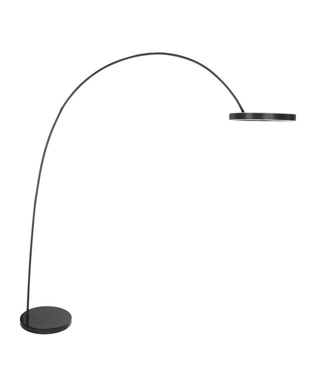 Vloerlamp Luna Arc zwart