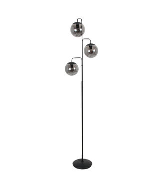 Steinhauer Vloerlamp Bollique zwart