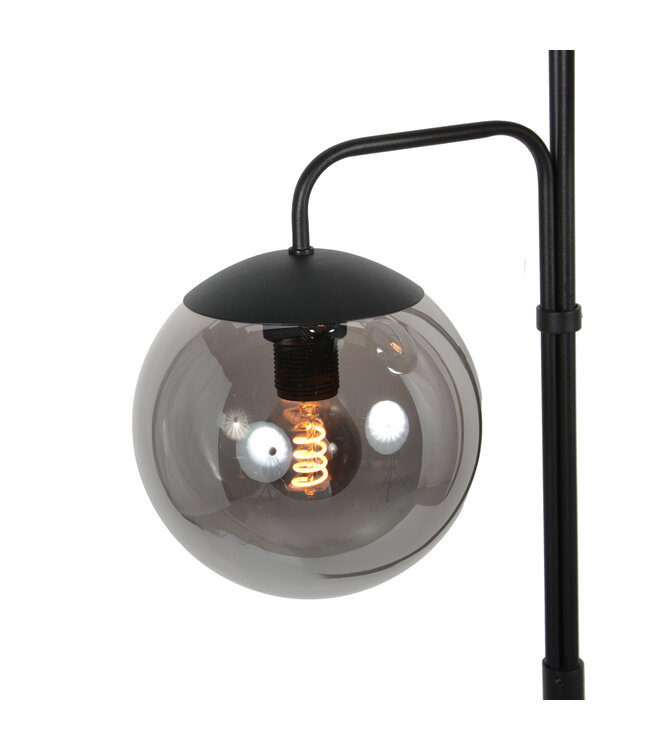 Vloerlamp Bollique zwart
