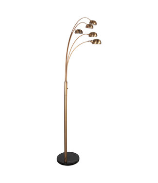 Steinhauer Boog vloerlamp 5-lichts brons