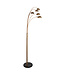 Steinhauer Boog vloerlamp 5-lichts brons