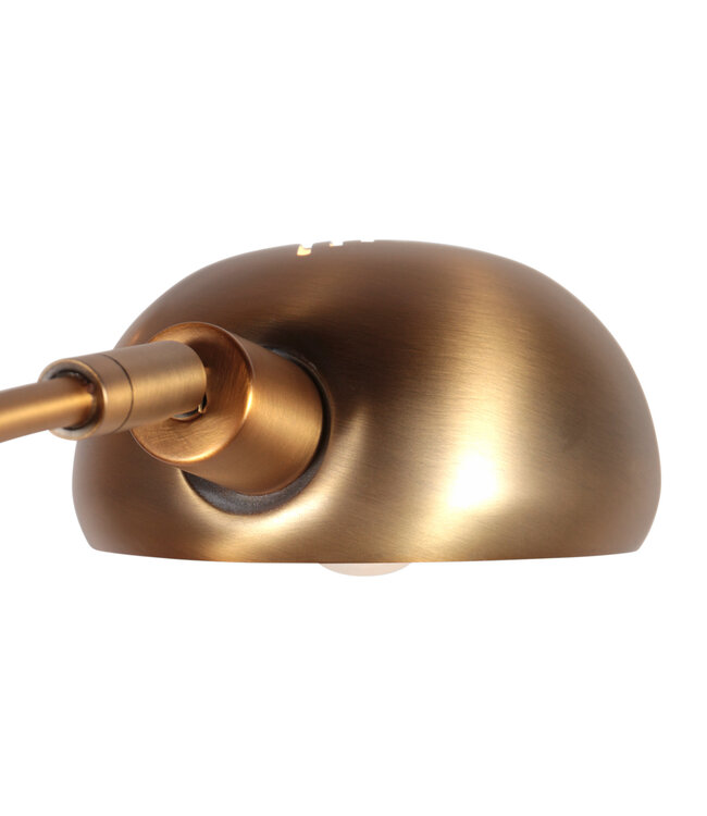 Vloerlamp 5-lichts brons